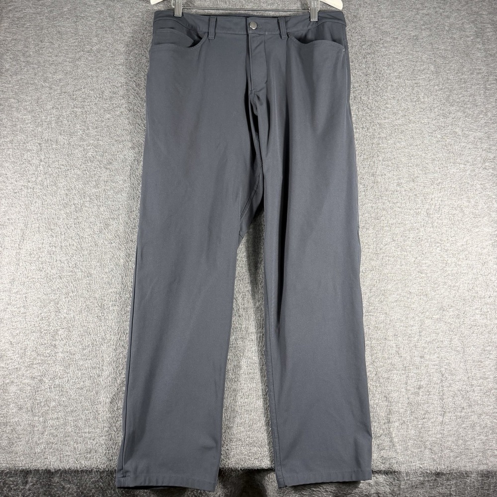 Lululemon Pant ABC Classic Fit Mens 34 X 30 Performance Black Preppy Stretch